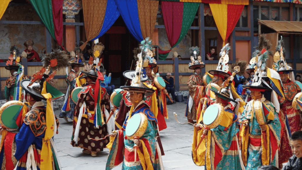 Bhutan culture and traditions festival monastery