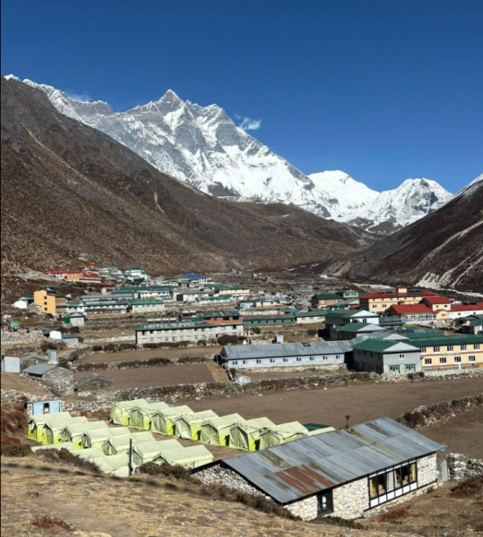 Dingboche village, during the Everest Base Camp Trek 13 days