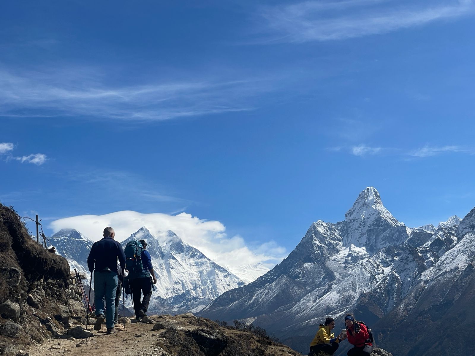 Magical view of Ama Dablam, during the Everest Base Camp Trek