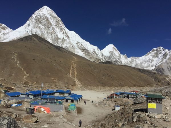 Views of Gorakshep, the gateway to Everest Base Camp, during the Everest Base Camp Trek 13 days