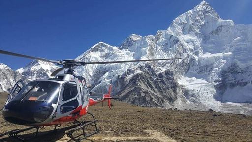 Helicopter Landing at Everest Kalapathar: A Breathtaking 5545m Adventure