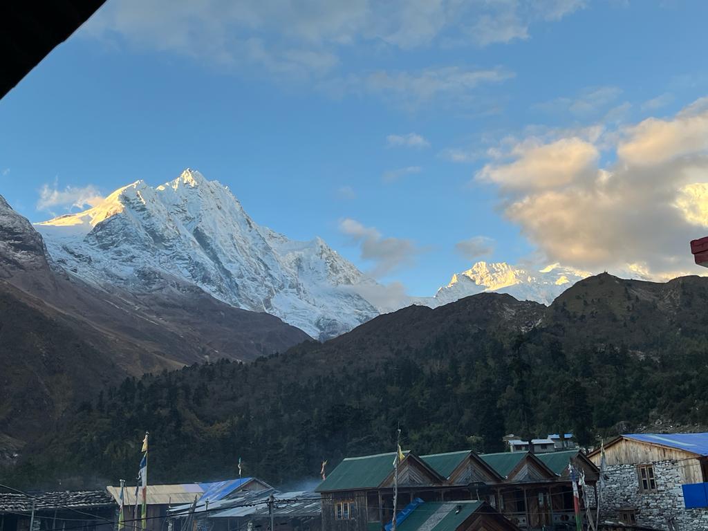 Breathtaking Evening Scene from Samagaun
