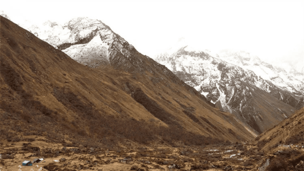 Jomolhari trek Bhutan mountain view