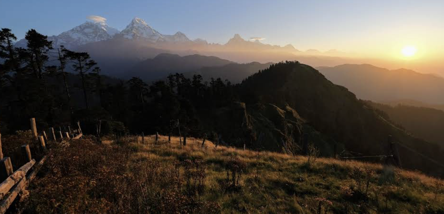 Community Trails and View of Ghorepani