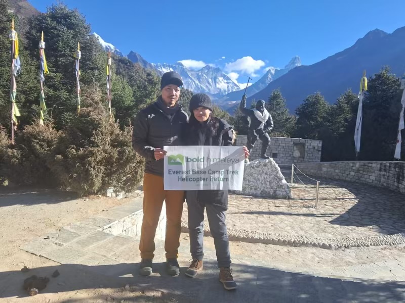 On the way top Everest Base Camp Trek