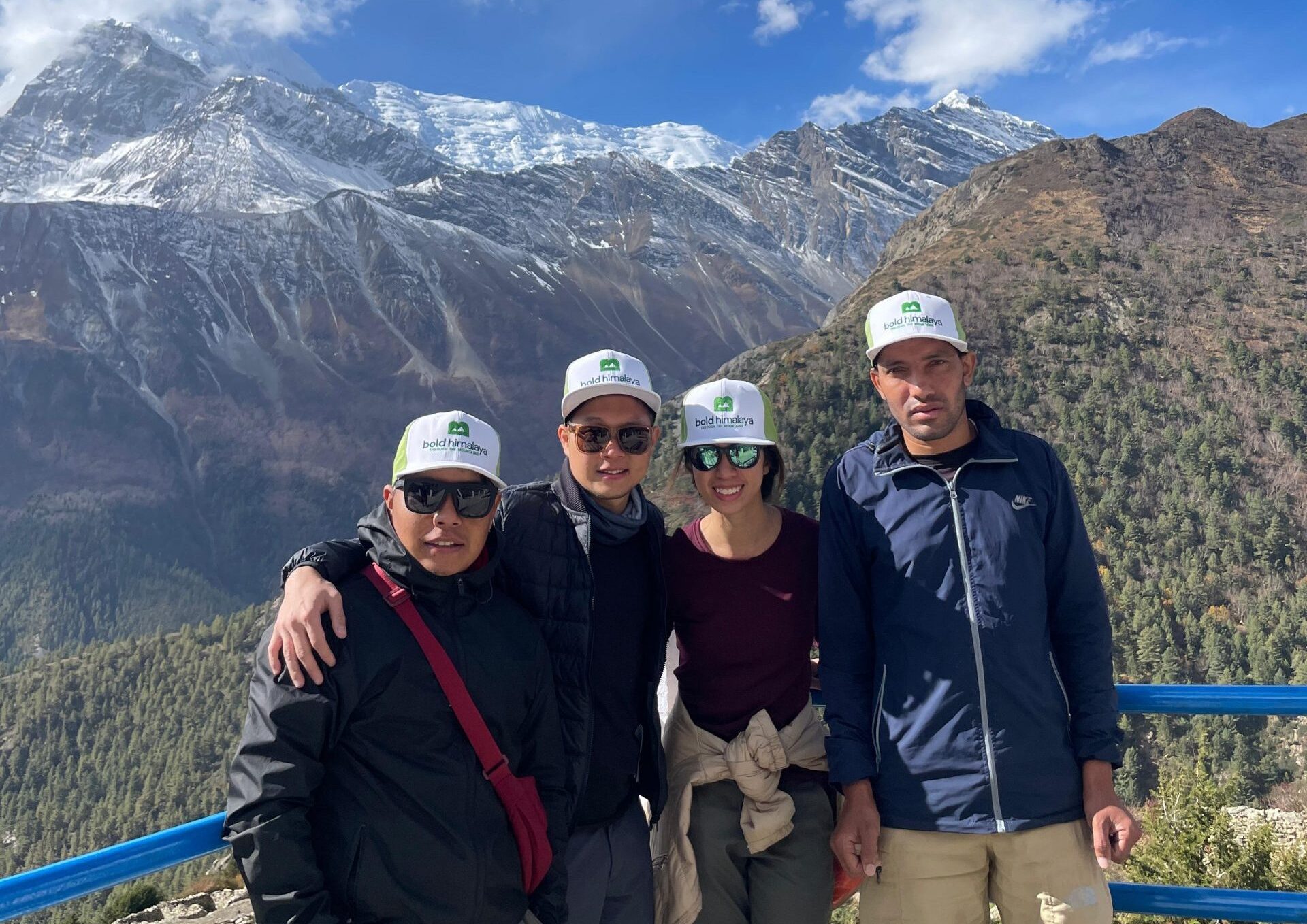 Bold Himalaya team Nar Phu Valley with Annapurna Circuit Trek after Kang La Pass 17,769 ft 5,416 m