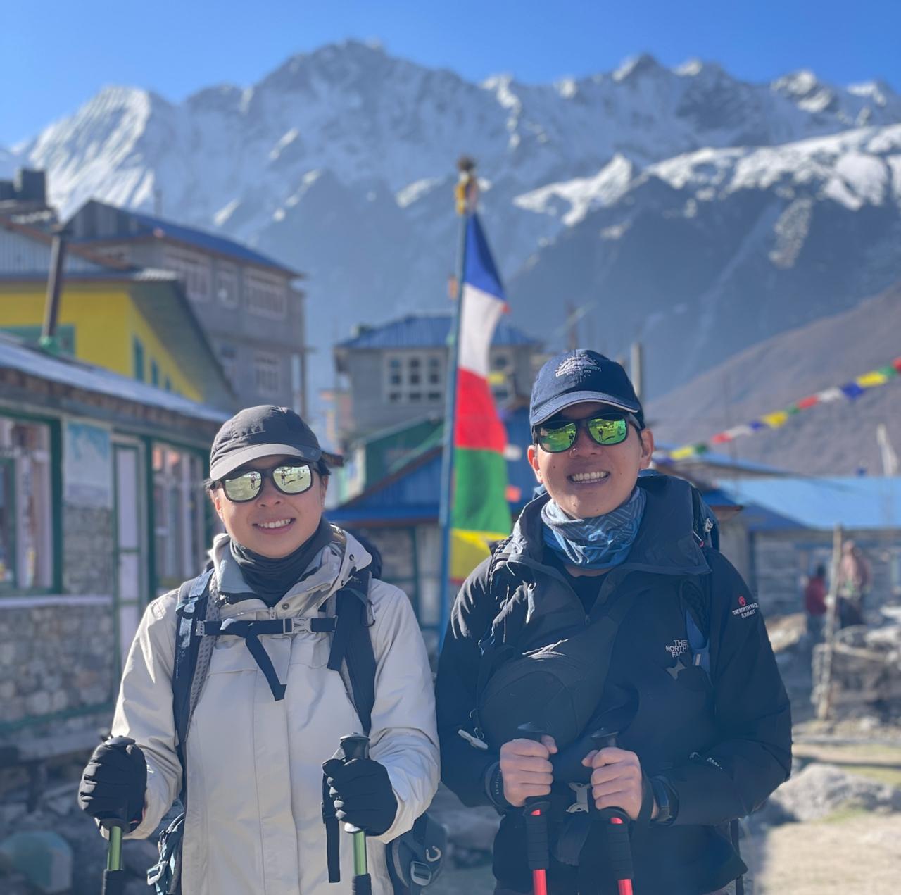 Trekkers happily reached Langtang Valley after completing the Langtang Trek