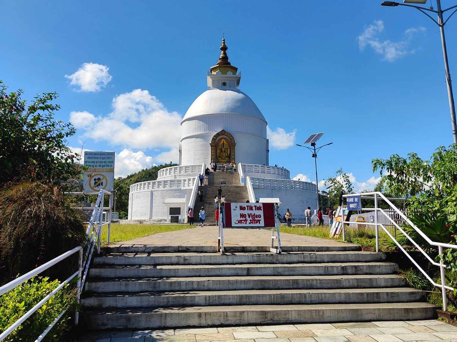 World Peace Pagoda (Shanti Stupa) overlooking Phewa Lake—one of the most peaceful half-day hikes in Pokhara Valley.Best Hiking Trails Around Pokhara Valley