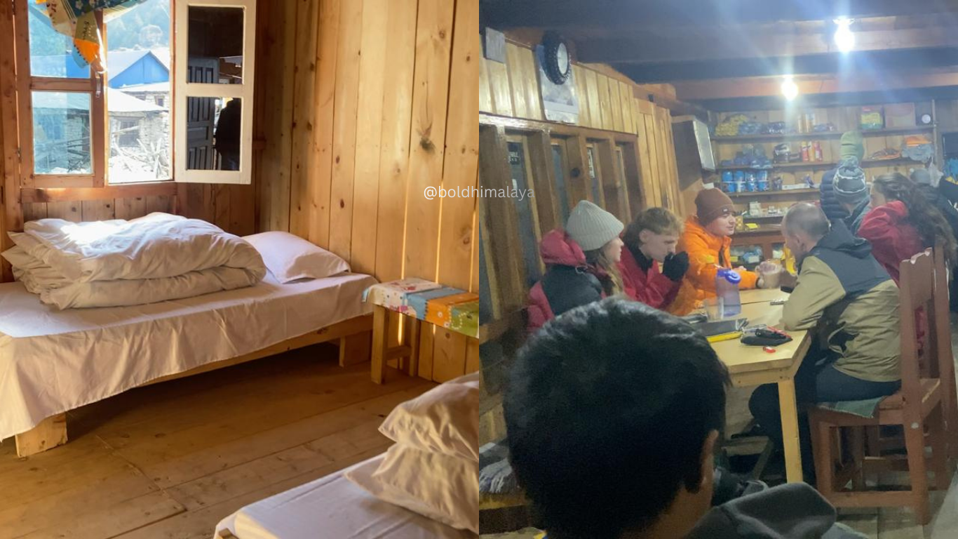 Accommodation & Food of Manaslu Circuit Trek