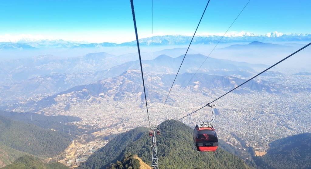 Beautiful seen from Chandragiri Cable Car, during 2-days Kathmandu Tour