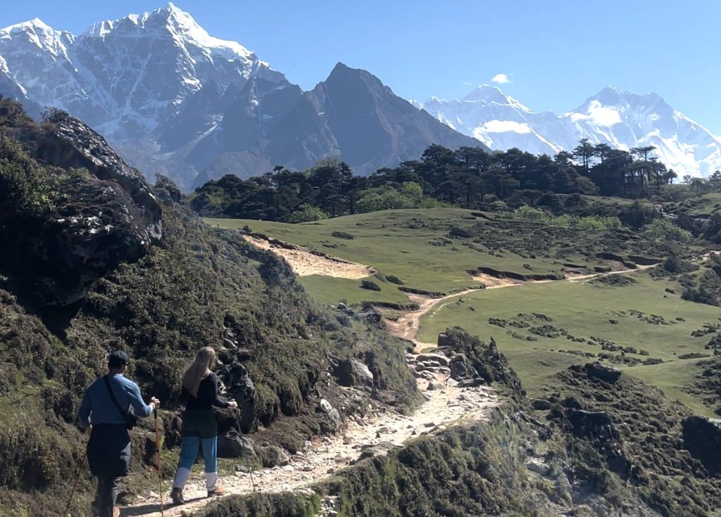 Everest View Trek with Mount Everest views, showing trekking vs hiking