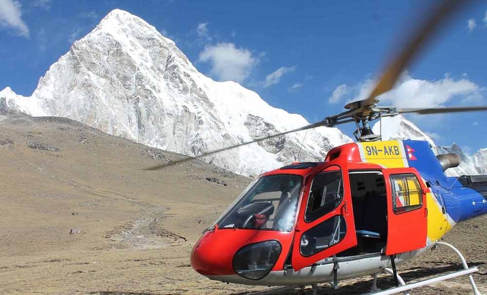 Everest Base Camp Helicopter Tour, with magical views combined during 2-days Kathmandu Tour