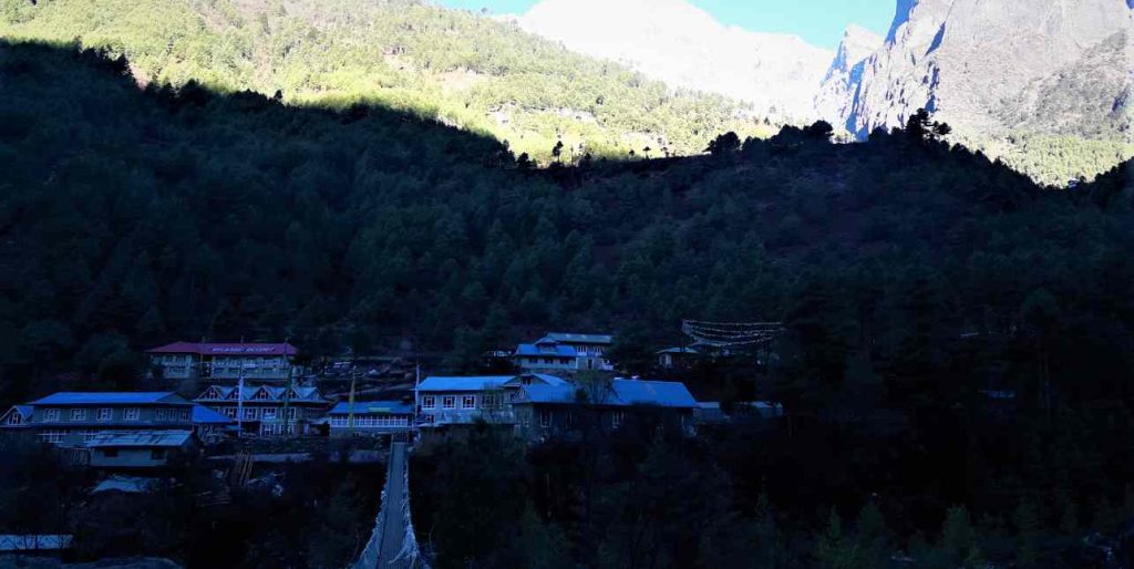 Phakding village, one of the things to see on Everest Base Camp Trek