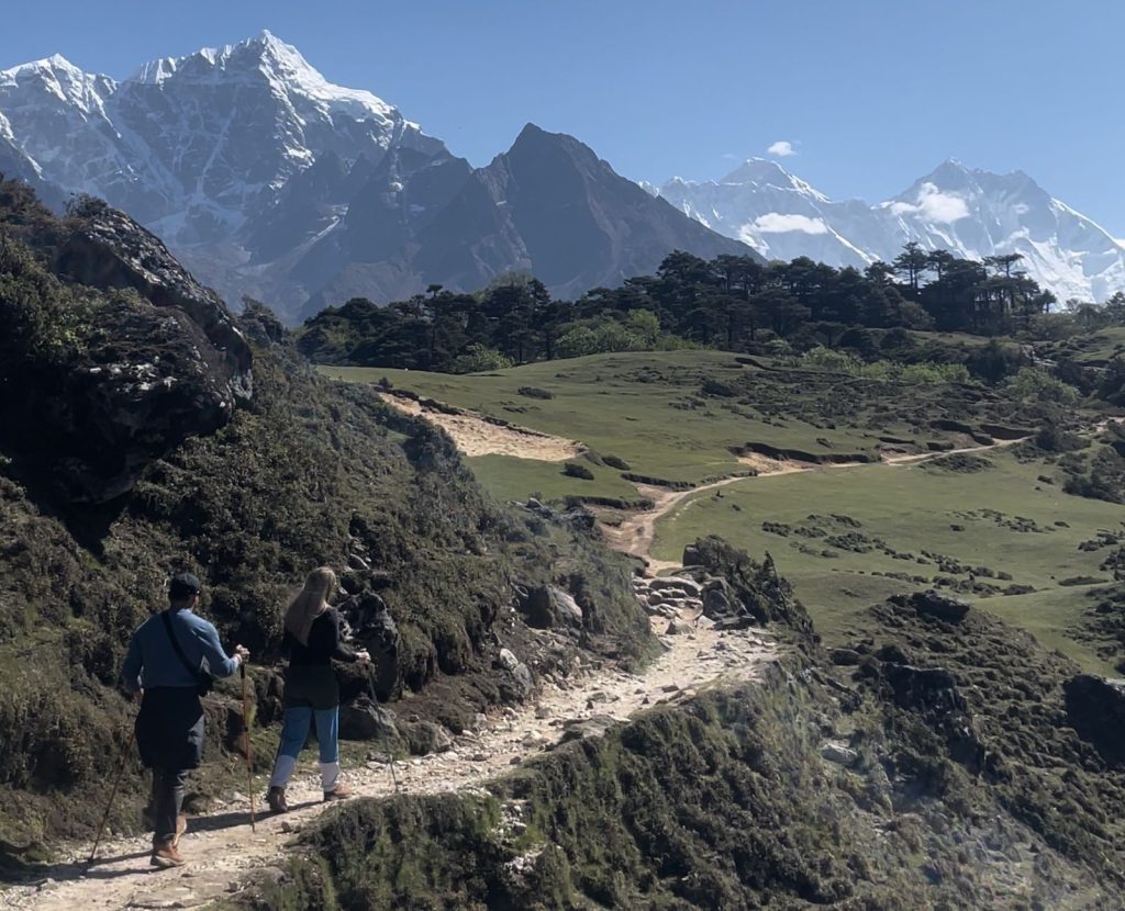 Stunning aerial view of Everest from Everest View Point during a Helicopter Tour from Kathmandu