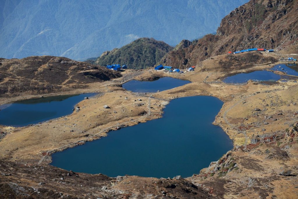 Panch Pokhari Trek in Nepal showing sacred lakes, snow-capped peaks, and lush forests – a best trek in Nepal adventure.