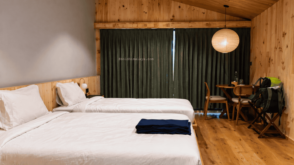 Luxury accommodation on the Everest Base Camp Trek with comfort and warm hospitality