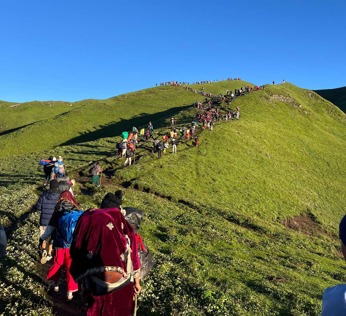 Thousands of devotees heading to Badimalika Temple one day before Janai Purnima full moon festival
