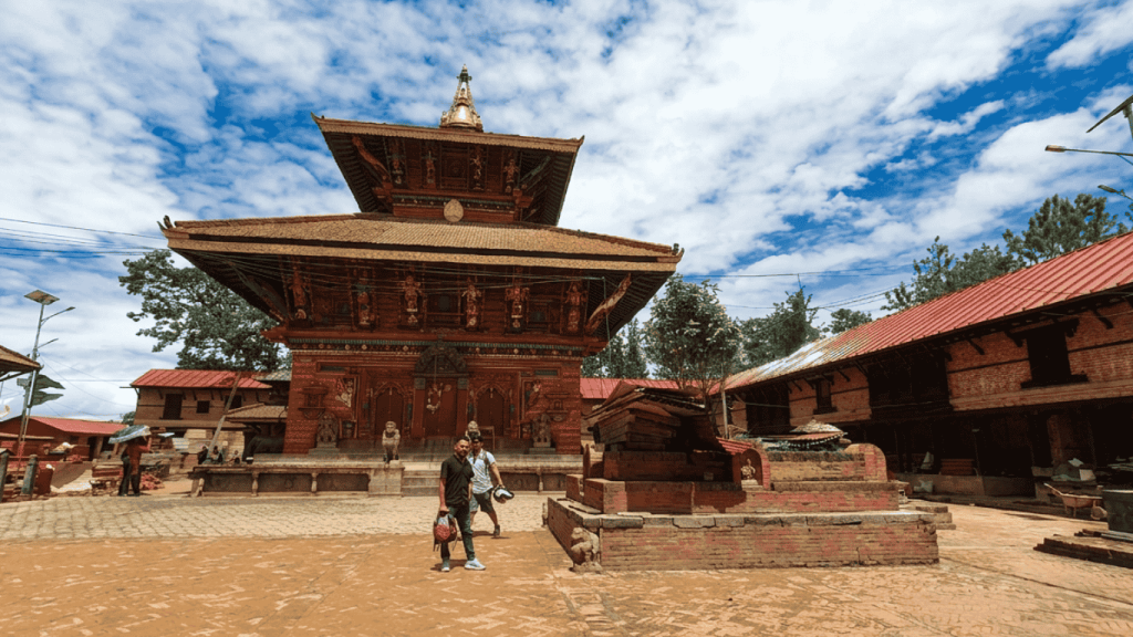 Changu Narayan Temple ancient Hindu temple with intricate wood carvings near Bhaktapur Nepal