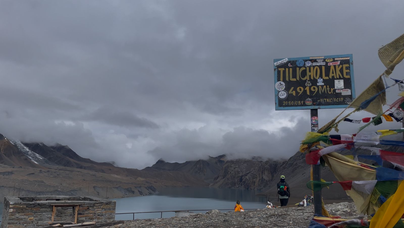 Tilicho Lake, the world’s highest lake, surrounded by snow-capped peaks