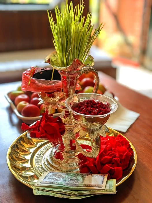 A traditional Dashain feast