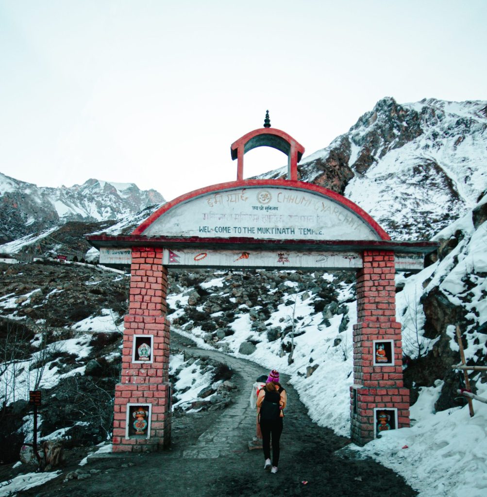 Muktinath Trek, one of the winter treks in Nepal, famous for a sacred pilgrimage sites
