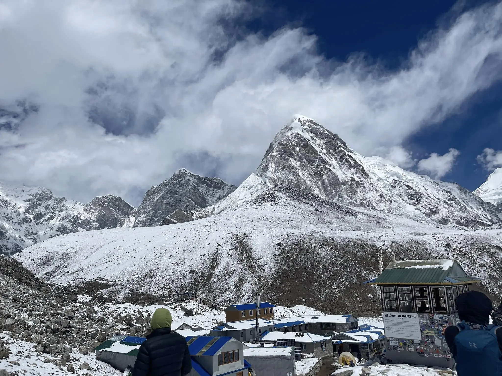 Gorakshep is the last permanent settlement on the Everest Base Camp trek 15 days