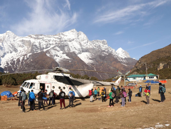 Syangboche Airport Observation Point – Namche Bazaar