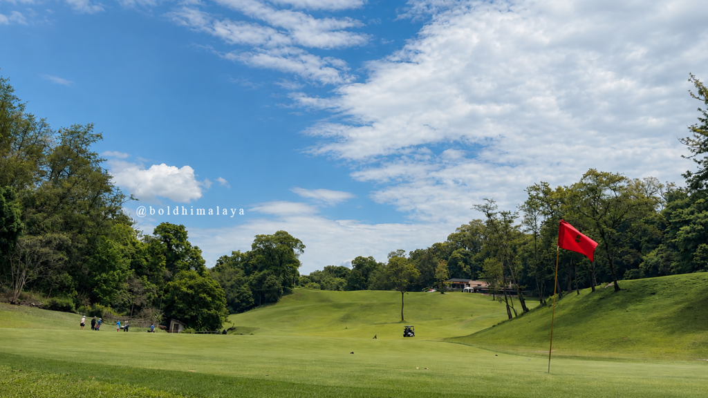 View of Golf Course at Gokarna Forest Golf Resort in Kathmandu