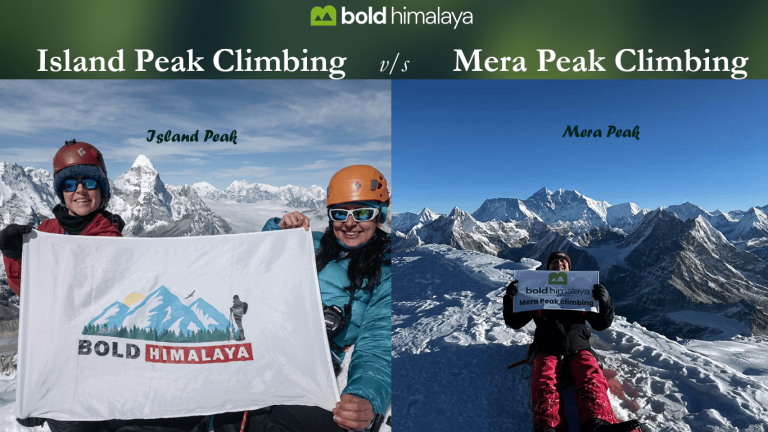Mera Peak vs Island Peak Climbing
