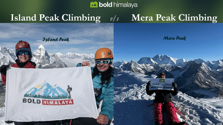 Mera Peak vs Island Peak Climbing